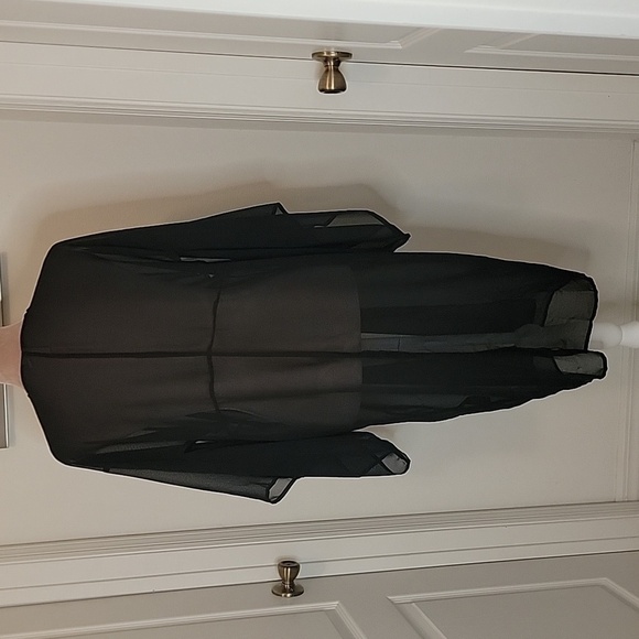 ASOS Swim Sheer Black Bathing Suit Cover Up.  Size 6, EUC - Picture 4 of 9